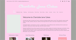 Desktop Screenshot of charlottejanecakes.co.uk